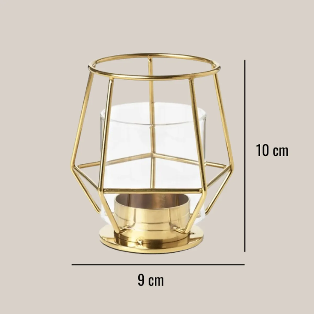 Svečnik Wire Gold