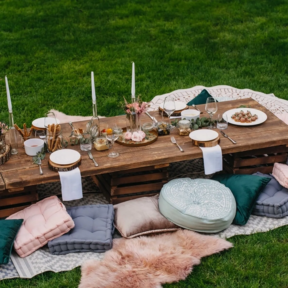 Miza nizka Wood Boho