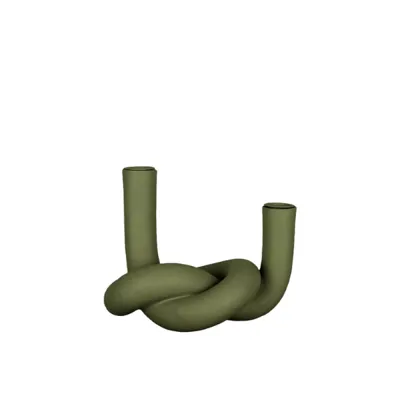 Svečnik Knot, zelen